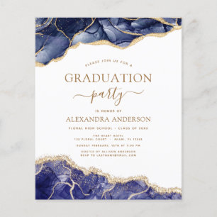 Prospectus 11,4 Cm X 14,2 Cm Budget Diplôme d'âge 2023 Marine Blue Gold