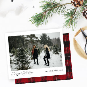 Prospectus 11,4 Cm X 14,2 Cm Budget Happy Holidays Instant Photo Flyer