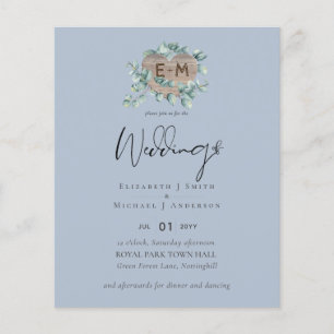 Prospectus 11,4 Cm X 14,2 Cm BUDGET le plus bas Eucalyptus Mariage de coeur ver