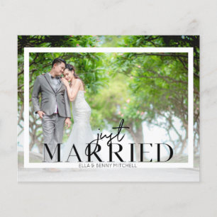 Prospectus 11,4 Cm X 14,2 Cm Budget Mariés depuis peu Photo Annonce de Mariage