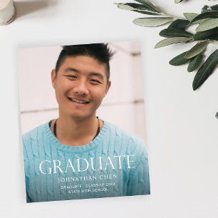 Prospectus 11,4 Cm X 14,2 Cm Budget Mod Photo Graduation Party Vertical