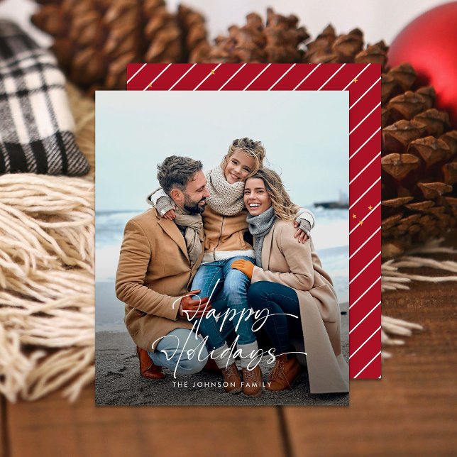 Prospectus 11,4 Cm X 14,2 Cm Budget moderne Noël Joyeux vacances (Créateur téléchargé)