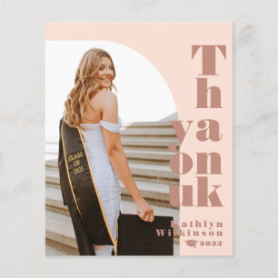 Prospectus 11,4 Cm X 14,2 Cm BUDGET Moderne Rose rose Arc Photo Grad Merci