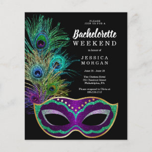 Prospectus 11,4 Cm X 14,2 Cm Budget New Orleans Mardi Gras Bachelorette Party