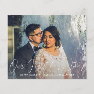 Prospectus 11,4 Cm X 14,2 Cm Budget Notre première photo de Noël & Rouge Plaid