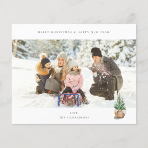 Prospectus 11,4 Cm X 14,2 Cm Budget Panoramique Chic H Photo - Arbre d'hiver