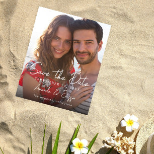 Prospectus 11,4 Cm X 14,2 Cm Budget photo - écriture manuscrite Vertical Enregi