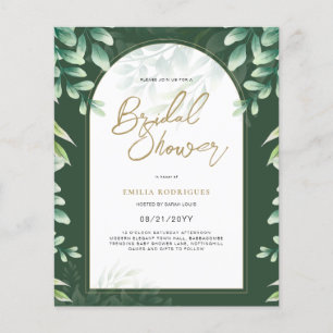 Prospectus 11,4 Cm X 14,2 Cm Budget Photo Nuptiale Douche Invitation Feuille Ru
