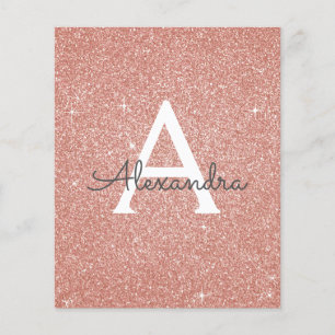 Prospectus 11,4 Cm X 14,2 Cm Budget Rose Parties scintillant d'or 13e treize An