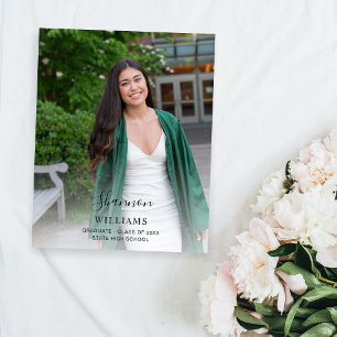 Prospectus 11,4 Cm X 14,2 Cm Budget Script Mood Nom Photo Grad Party VER WH