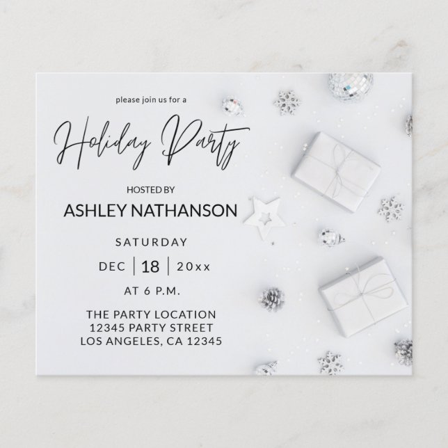 Prospectus 11,4 Cm X 14,2 Cm Budget White Pine Fête (Devant)