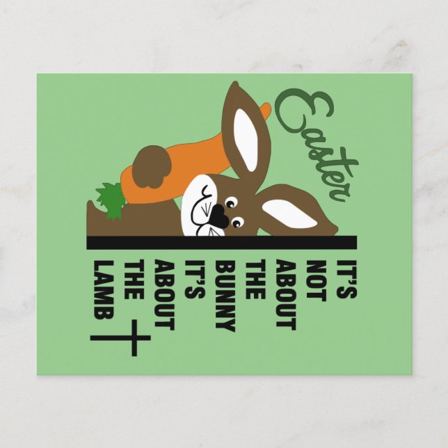 Prospectus 11,4 Cm X 14,2 Cm Bunny de Pâques (Devant)