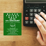 Prospectus 11,4 Cm X 14,2 Cm Business Black Vendredi Vente sur Green Flyer<br><div class="desc">Circulaire personnalisable avec Black Friday Sale, votre nom d'entreprise et d'autres informations de votre entreprise, un matériel marketing que vous pouvez utiliser pour attirer plus de clients. Customisez-le et distribuez-le afin d'attirer plus de clients pour acheter vos produits ou clients pour aimer vos services. Les couleurs design sont vert clair...</div>