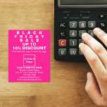 Prospectus 11,4 Cm X 14,2 Cm Business Black Vendredi Vente sur papier rose<br><div class="desc">Circulaire personnalisable avec Black Friday Sale, votre nom d'entreprise et d'autres informations de votre entreprise, un matériel marketing que vous pouvez utiliser pour attirer plus de clients. Customisez-le et distribuez-le afin d'attirer plus de clients pour acheter vos produits ou clients pour aimer vos services. Les couleurs design sont des textes...</div>