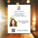Prospectus 11,4 Cm X 14,2 Cm Business photo qr code beauté spa maquillage cheve<br><div class="desc">Personnalisez et ajoutez votre logo,  nom,  adresse,  texte,  photo,  votre propre code QR à votre site Web. Arrière - plan blanc,  texte noir.</div>