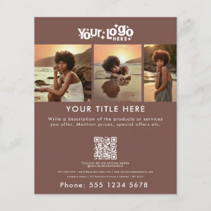 Prospectus 11,4 Cm X 14,2 Cm Business Promotion Beauté ongle ongle de beauté Te