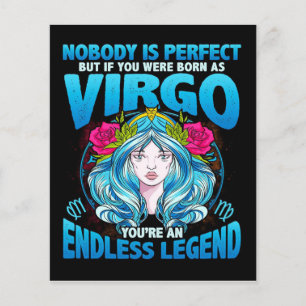 Prospectus 11,4 Cm X 14,2 Cm Cadeau cool Virgo - Papa, Cadeau maman - Cadeau mi