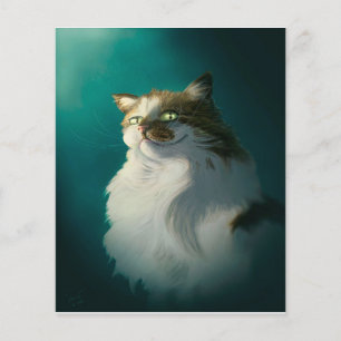 Prospectus 11,4 Cm X 14,2 Cm Cadeau De Chat Sly Cute  Chat Drôle Pour Anniversa