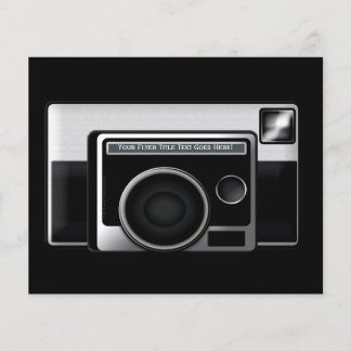 Prospectus 11,4 Cm X 14,2 Cm Caméra de cinéma rétro