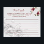 Prospectus 11,4 Cm X 14,2 Cm Carte d'anniversaire du mariage de la capsule de t<br><div class="desc">Ajoutez vos propres informations et pour une personnalisation plus poussée,  cliquez sur le lien "cliquez pour customiser plus loin". ~ Vérifier la collection pour les jeux,  les invitations,  les signes et plus ~</div>