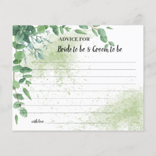 Prospectus 11,4 Cm X 14,2 Cm Carte de conseils de mariage pour couple avec euca