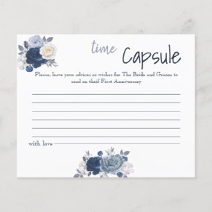 Prospectus 11,4 Cm X 14,2 Cm Carte de conseils pour capsule temporelle à une do