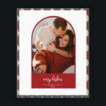 Prospectus 11,4 Cm X 14,2 Cm Carte de Noël Arc Moderne<br><div class="desc">Créez une impression durable cette saison avec une carte de vacances unique. Ce modèle simple et moderne présente un design moderne et propre. Customisez-le avec vos informations et faites-le vous-même !</div>