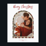 Prospectus 11,4 Cm X 14,2 Cm Carte de Noël Arc Moderne<br><div class="desc">Créez une impression durable cette saison avec une carte de vacances unique. Ce modèle simple et moderne présente un design moderne et propre. Customisez-le avec vos informations et faites-le vous-même !</div>