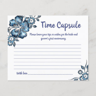 Prospectus 11,4 Cm X 14,2 Cm Carte Fête des mariées Time Capsule Conseil pour c