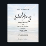 Prospectus 11,4 Cm X 14,2 Cm Cartes d'invitation de mariage élégantes et économ<br><div class="desc">Invitation de mariage économique,  minimaliste,  élégante,  en noir et blanc avec photo de plage,  dotée d'un design simple et moderne avec une écriture calligraphique fantaisiste,  de grands espaces blancs et 2 photos de fond de paradis tropical. Créez facilement votre propre design graphique d'invitation de mariage économique.</div>
