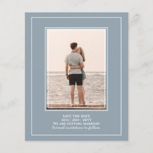 Prospectus 11,4 Cm X 14,2 Cm Cartes "Save the Date" de mariage pas chères pouss
