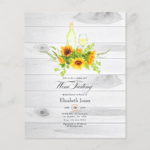 Prospectus 11,4 Cm X 14,2 Cm Carton d'invitation pour une fête prénuptiale de d