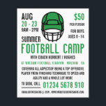 Prospectus 11,4 Cm X 14,2 Cm Casque De Football Vert, Camp De Football Publicit<br><div class="desc">Casque De Football Vert,  Camping De Football Dépliants Publicitaires Par Le Magasin Carte de visite.</div>
