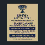 Prospectus 11,4 Cm X 14,2 Cm Ceramic Goblet, Pottery Store, Potters Advertising<br><div class="desc">Ceramic Goblet,  Pottery Store,  Potters Advertising Flyers By The Business Card Store.</div>