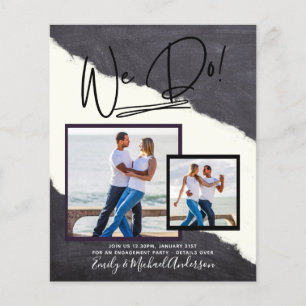 Prospectus 11,4 Cm X 14,2 Cm C'Est Ce Que Nous Faisons ! Budget des invitations