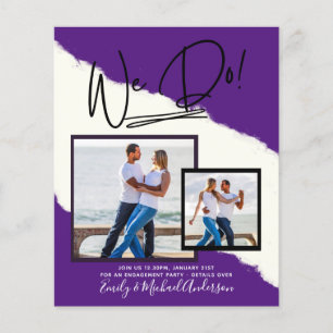 Prospectus 11,4 Cm X 14,2 Cm C'Est Ce Que Nous Faisons ! Budget des invitations