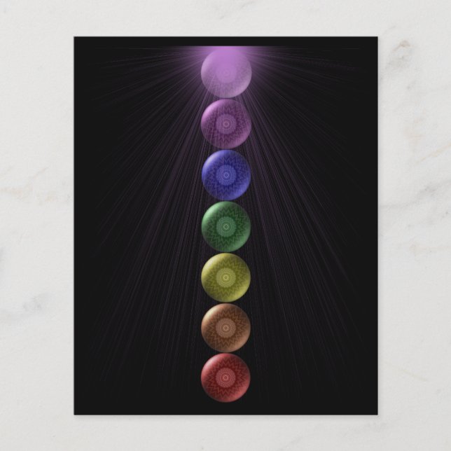 Prospectus 11,4 Cm X 14,2 Cm Chakra Flyer (Devant)