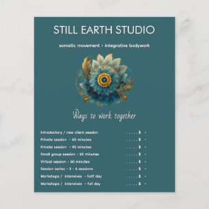 Prospectus 11,4 Cm X 14,2 Cm Champ vivant   Mandala