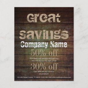 Prospectus 11,4 Cm X 14,2 Cm charpentier de construction vintage à grain de boi