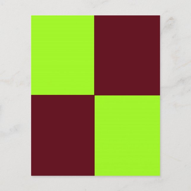 Prospectus 11,4 Cm X 14,2 Cm Chartreuse et prospectus Brown (Dos)