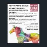 Prospectus 11,4 Cm X 14,2 Cm Cheval artistique, Instructeur d'équitation, Acadé<br><div class="desc">Cheval Artistique,  Instructeur D'Équitation,  Flyers Publicitaires De L'Académie Par Le Magasin Carte de visite.</div>