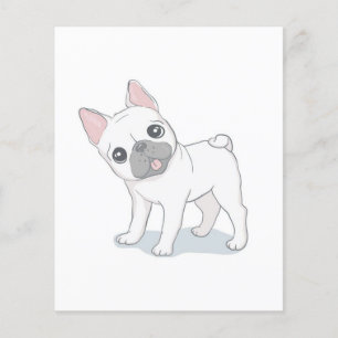Prospectus 11,4 Cm X 14,2 Cm Chien mignon chiot Cadeau Pour Amoureux de les c