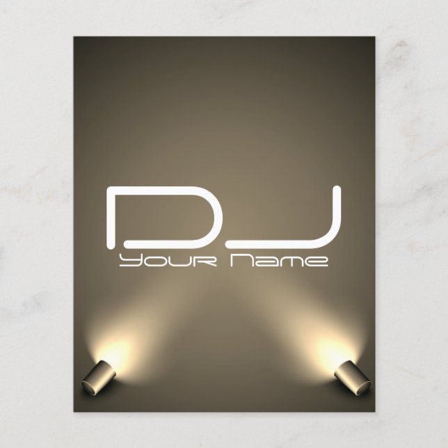 Prospectus 11,4 Cm X 14,2 Cm Circulaire Classy DJ Party (Devant)