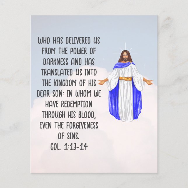 Prospectus 11,4 Cm X 14,2 Cm Circulaire d'évangile (Devant)