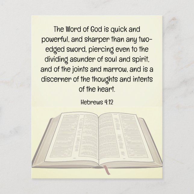 Prospectus 11,4 Cm X 14,2 Cm Circulaire d'évangile (Devant)