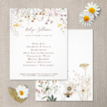 Prospectus 11,4 Cm X 14,2 Cm Circulaire fleur sauvage<br><div class="desc">élégant salon de beauté flyer</div>