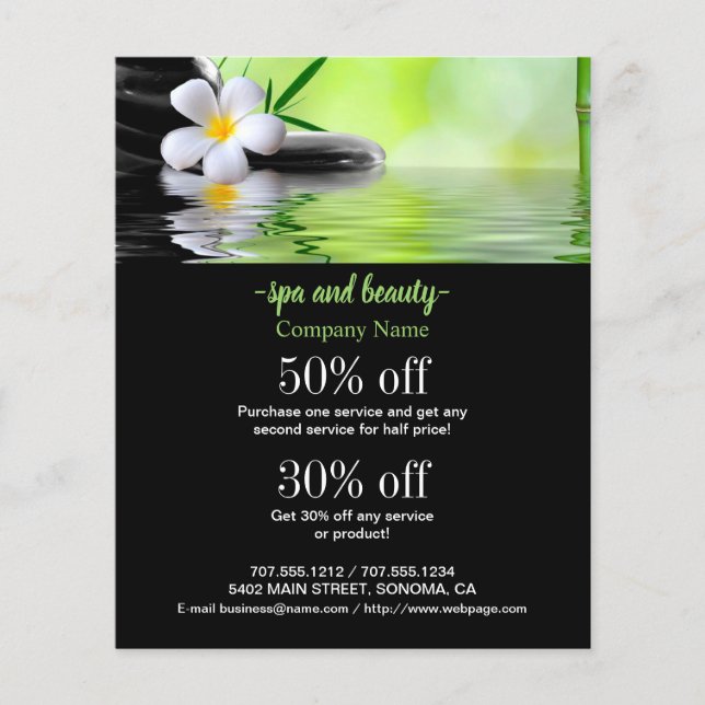 Prospectus 11,4 Cm X 14,2 Cm Circulaire personnalisée pour les professionnels d (Devant)