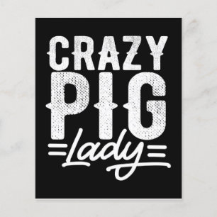 Prospectus 11,4 Cm X 14,2 Cm Cochon fou   L'élevage des femmes   Cadeau étudian