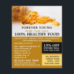 Prospectus 11,4 Cm X 14,2 Cm Cod Liver Oil, Health Food Store Advertising<br><div class="desc">Cod Liver Oil,  Health Food Store Advertising Flyers By The Business Card Store.</div>
