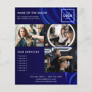 Prospectus 11,4 Cm X 14,2 Cm Conception de branding beauté moderne pour profess
